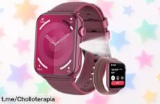 Reloj inteligente para mujer con llamadas bluetooth y linterna, super chollo que no puedes dejar escapar ¡Hazlo tuyo antes de que se agoten!