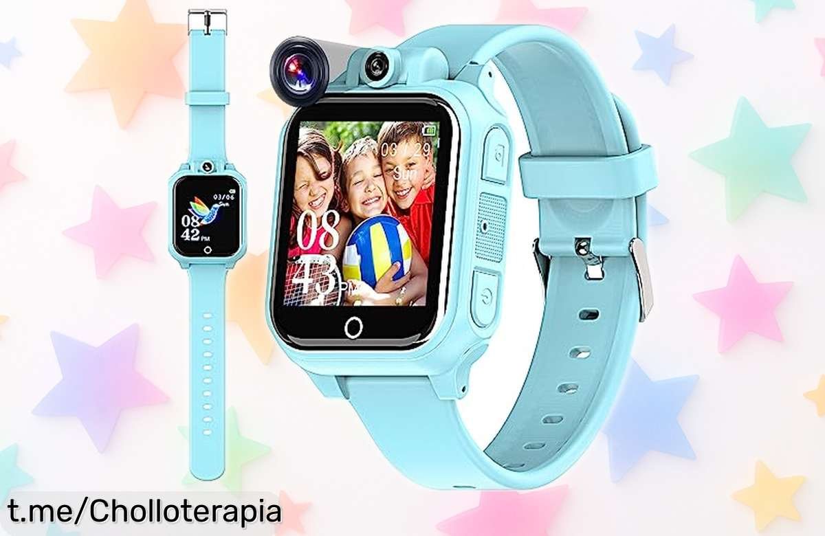 Reloj inteligente para niños Umblue, perfecto con cámara giratoria y pantalla táctil, ¡aprovecha este precio rebajado y haz sonreír a tus peques sin parar!