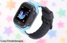 Reloj inteligente para niños con GPS y llamadas seguras a un precio rebajado; ¡aprovecha este ofertón antes de que se agote y cuida la seguridad de los peques mientras juegan!