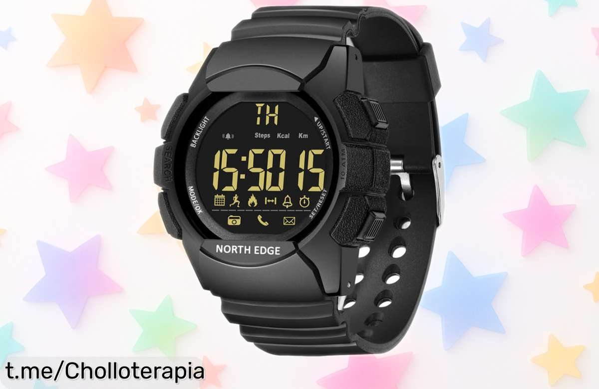 Reloj táctico North Edge AK: funcionalidad a prueba de agua y estilo irresistibles, ahora con un descuentazo único ¡No te lo pierdas y mejora tu día a día al instante!
