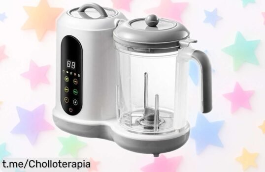 Revolucionario triturador 2 en 1 para bebés con jarra de 1 litro y cuchilla de acero a precio rebajado: purés perfectos al instante en una oferta que debes aprovechar ya.