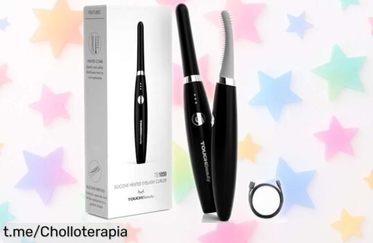 Rizador de pestañas calefaccionado recargable por USB, logra rizos perfectos hasta 24h en solo 15 seg ¡Aprovecha este super chollo y deslumbra con una mirada irresistible hoy!