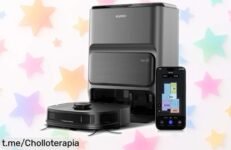 Robot aspirador y fregasuelos Eureka J12 con succión de 5000Pa a precio loco, ¡haz brillar tu casa ya! Stock limitado, no te quedes sin el tuyo.