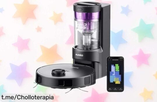 Robot aspirador y fregasuelos Eureka con succión ultra potente, ahora a precio rebajado para dejar tu casa impecable sin esfuerzo. ¡No dejes escapar esta oportunidad antes que se agote!