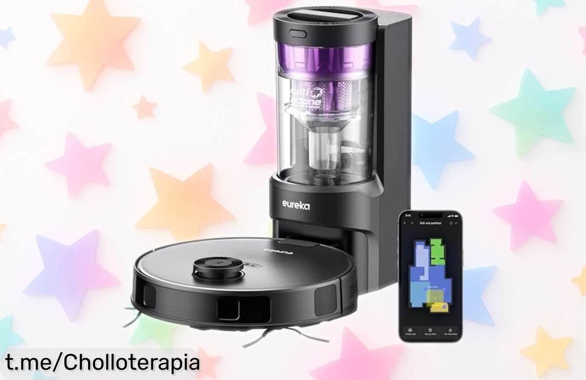 Robot aspirador y fregasuelos Eureka con succión ultra potente, ahora a precio rebajado para dejar tu casa impecable sin esfuerzo. ¡No dejes escapar esta oportunidad antes que se agote!