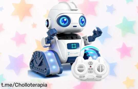 Robot mágico para niños con proyector y control de gestos, ¡ofertón limitado que hará felices tus noches de juego en casa!