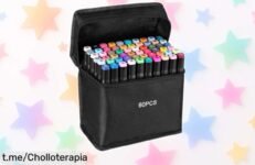 Rotuladores permanentes de graffiti con doble punta en 24/36/60/80 colores, precio rebajado irrresistible que solo dura un instante, ¡dales a tus dibujos el color que merecen y compra ya!