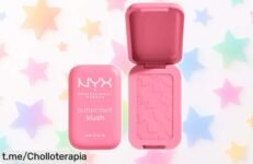 Rubor en polvo NYX profesional con intenso color de larga duración y suavidad, ¡ahora a un descuentazo imperdible! No te quedes sin tus mejillas de película.