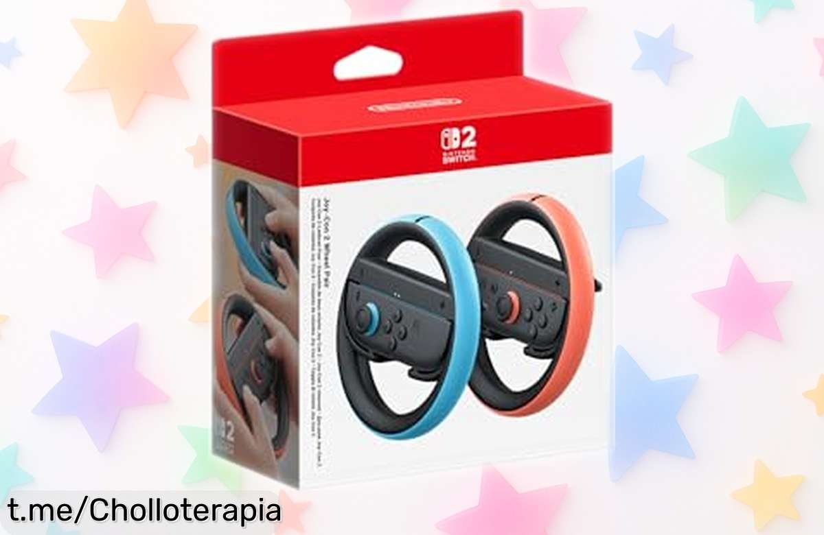 Ruedas JoyCon para Switch con súper rebaja, siente la velocidad en tus carreras y no dejes escapar este chollo que hará vibrar cada vuelta como nunca antes.