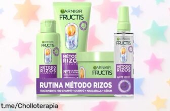 Rutina para rizos hidratados y elásticos de Garnier Fructis a precio rebajado, ¡consigue ondas perfectas que tu pelo adorará sin esperar más!