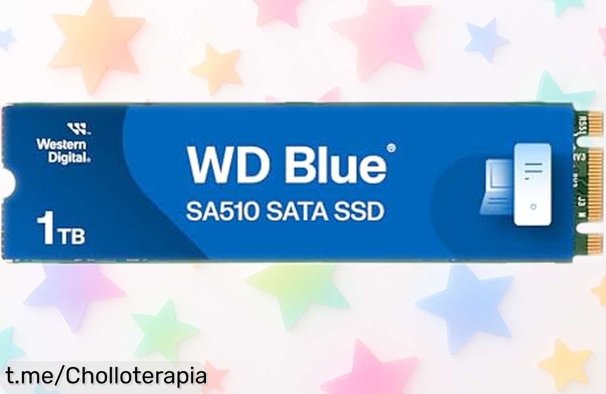 SSD SATA WD Blue 1 TB con velocidad brutal, ahora a precio rebajado: siente la potencia en tus manos y aprovecha este super chollo antes de que se agote.