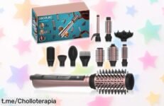 Secador y estilizador Cecotec CeramicCare 10 en 1 a precio loco: brilla, sin frizz y crea peinados infinitos. ¡No dejes escapar este super chollo para verte espectacular ya!