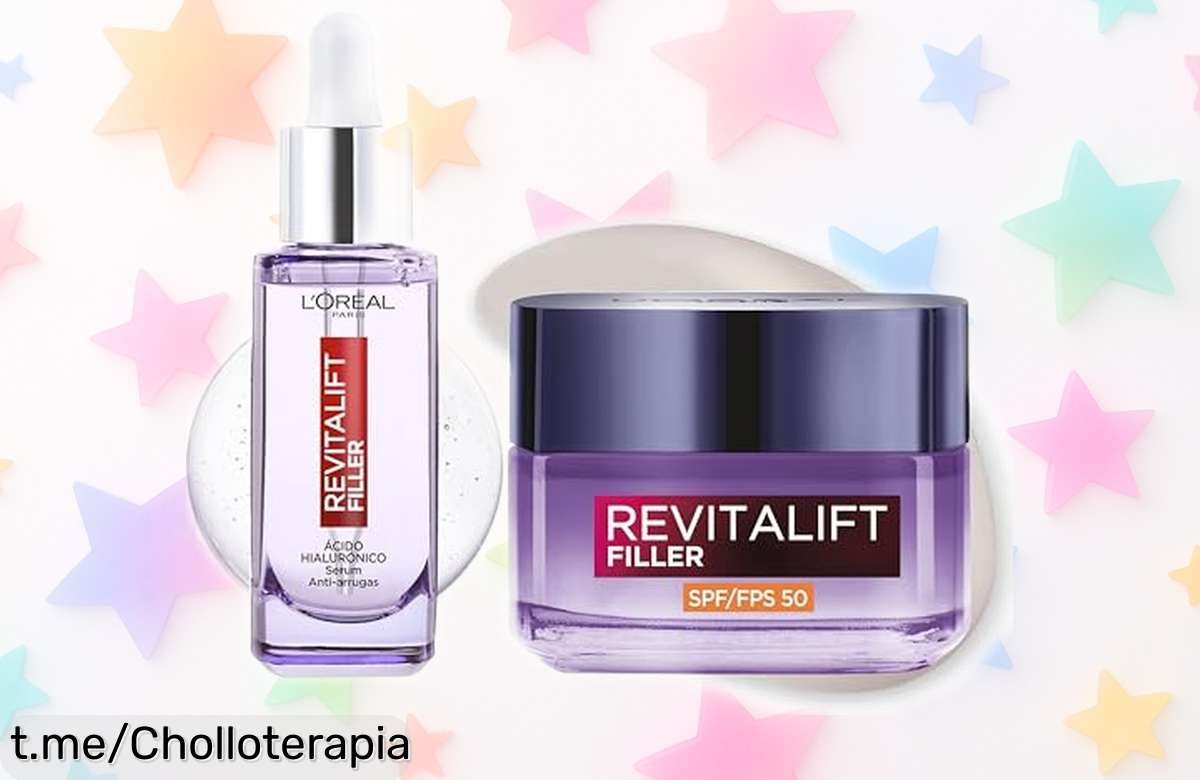 Sérum antiarrugas L’Oréal Paris con ácido hialurónico a precio rebajado: ilumina tu rostro y siente la piel más firme desde el primer uso, ¡no dejes pasar este super chollo!
