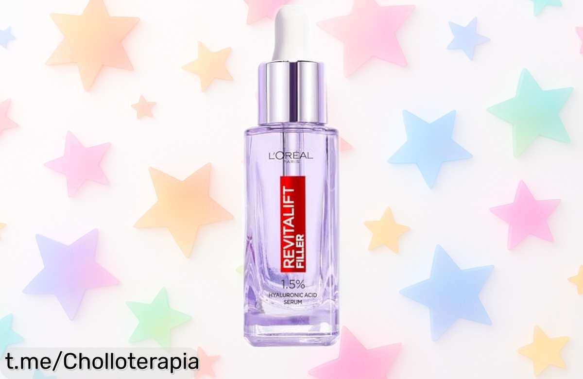 Sérum antiedad L’Oréal Paris con ácido hialurónico puro a precio rebajado, la piel firme y sin arrugas que siempre soñaste te espera: ¡aprovéchalo antes de que se acabe!