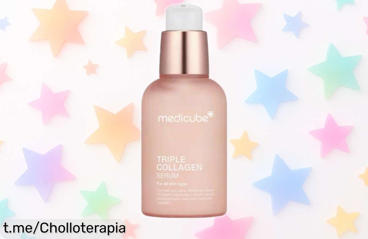 Sérum triple colágeno Medicube con caída de precio brutal, aprovecha este super chollo y dale a tu piel el brillo que merece antes de que se acabe.