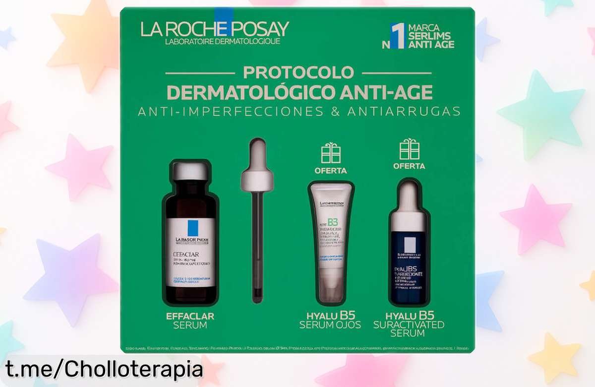 Sérum ultra concentrado La Roche Posay con regalo de dos sérums: ¡super chollo a precio rebajado! Corre, que vuelan y tu piel lo merece para lucir espectacular hoy mismo.