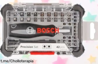 Set Bosch de 42 piezas para atornillar con empuñaduras magnéticas, ¡ofertón a precio rebajado! Haz tus proyectos sin líos y siente la satisfacción de una gran compra.