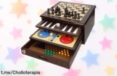 Set de 10 juegos de mesa ColorBaby con más de 180 piezas a un precio rebajado imperdible, divertirse en familia nunca fue tan fácil ¡No te quedes sin el tuyo!