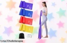 Set de 4 bandas elásticas Fokky para entrenamiento total a precio rebajado, ¡aprovecha este super chollo y dale la fuerza que tu cuerpo necesita ahora mismo!