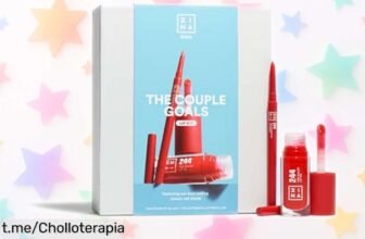 Set de labios rojo intenso 3INA makeup con brillo glass lips a un precio loco, ¡luce espectacular y siente la confianza hoy mismo antes de que se agote!