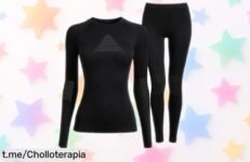 Set térmico mujer EIISSION para frío extremo, ¡aprovecha este super chollo y mantente calentita en tus aventuras! No dejes escapar esta oferta que vuela, siente el calor que necesitas ya.