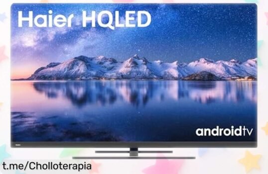 Smart TV Haier 65” con imagen espectacular y sonido de cine, ¡precio rebajado alucinante que volará rapidísimo! Dale vida a tu sala ahora mismo antes de quedarte sin ella.