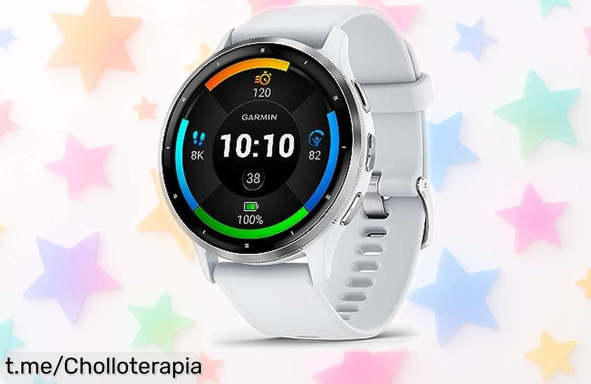 Smartwatch Garmin Venu 3 con pantalla AMOLED y GPS, funciones increíbles para tu salud ¡Precio rebajado que no durará! No dejes escapar esta oportunidad de estar activo y conectado.