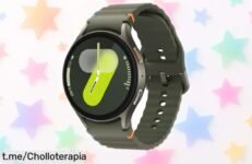 Smartwatch Samsung Galaxy Watch7 de 44mm en verde: control total de tu salud y deporte a un precio loco. ¡No te quedes sin él, siente la energía al máximo ya!
