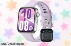 Smartwatch y auriculares Huawei con brillo increíble: super chollo en oferta rebajada que te brinda la libertad de llevar tu música y actividad siempre contigo ¡no lo dejes escapar!