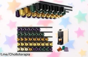 Soporte para cápsulas Dolce Gusto y Nespresso con capacidad para 40 unidades a un precio rebajado que vuela, ¡pon en orden tu café ahora mismo!