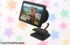 Soporte regulable para Echo Show 8 con carga rápida USBC, un ofertón que no puedes dejar pasar. Ven a disfrutar tus vídeos y estar en contacto ¡corre que vuelan!