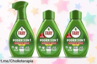 Spray desengrasante Fairy Poder Limón en pack de 3: limpieza sin esfuerzo y precio rebajadísimo, ¡no dejes que tu cocina espere más para brillar!