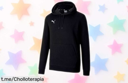 Sudadera Puma para hombre con capucha ajustable a precio rebajado ¡Este super chollo hará que tu estilo brille cada día! No dejes pasar la oportunidad y cómprala ya.