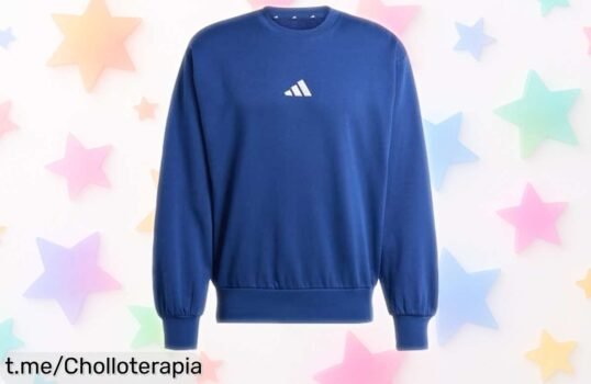 Sudadera adidas Essentials para hombre, diseñada para destacar sin esfuerzo a un precio que no podrás creer; ¡no dejes pasar esta ganga y transforma tu día ahora mismo!