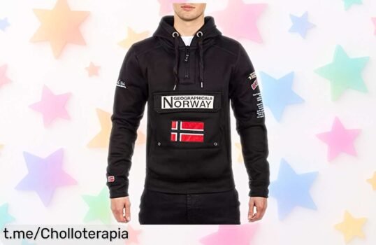 Sudadera con capucha Geographical Norway, diseño único y precio rebajado que no volverás a ver. ¡No dejes pasar este ofertón y luce increíble hoy mismo!