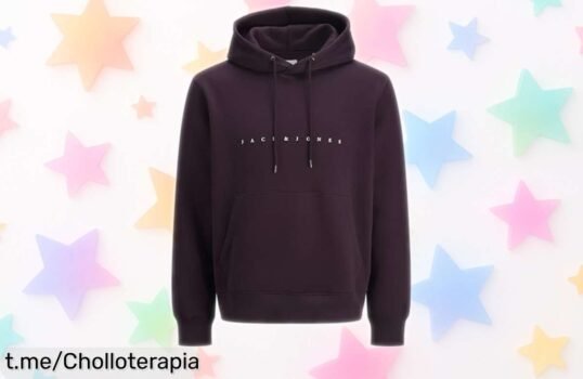 Sudadera con capucha Jack & Jones 6XL, un super chollo que destaca en cualquier ocasión. ¡Aprovecha esta oferta limitada y luce increíble ante tus amigos ya!