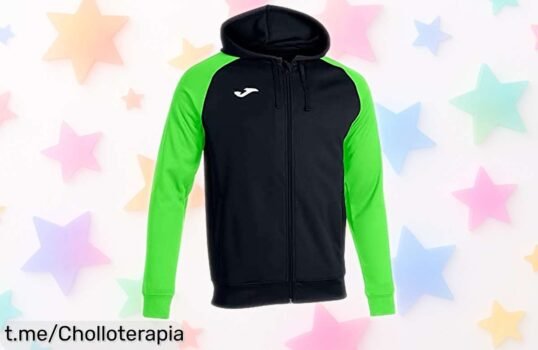 Sudadera con capucha Joma Academy para chico, diseño ultraligero y colores vibrantes, ¡aprovecha este precio rebajado de locura y marca estilo mientras disfrutas moviéndote!