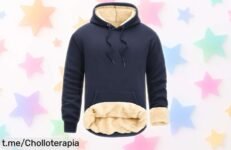Sudadera con capucha super abrigadora para hombre, precio rebajado y bolsillos prácticos; disfruta del calor al máximo antes que se agoten. ¡Atrévete a llevarla contigo ya!