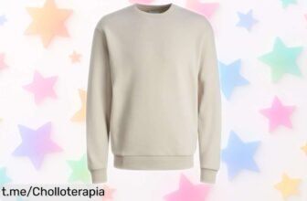 Sudadera para niños Jack & Jones con tacto suave y esponjoso, ahora a un super chollo que no puedes dejar pasar; ¡prepárate para lucir estilo y confort genuinos!