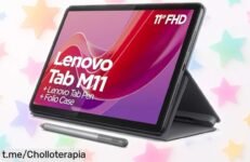 Tablet Lenovo Tab M11, pantalla súper fluida y 8GB RAM a precio brutal: juega, trabaja y disfruta sin parar. ¡No dejes escapar esta oportunidad única y hazla tuya ahora!