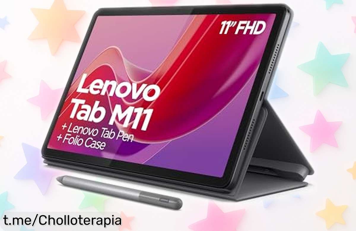 Tablet Lenovo Tab M11, pantalla súper fluida y 8GB RAM a precio brutal: juega, trabaja y disfruta sin parar. ¡No dejes escapar esta oportunidad única y hazla tuya ahora!