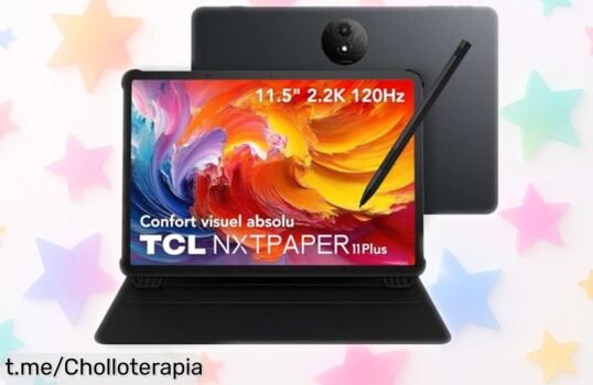Tablet NXTPAPER 11,5 con IA y 256GB ¡Rebajadísima! Juega y disfruta sin pausa. No dejes pasar este ofertón antes de que desaparezca, tu diversión te lo agradecerá al instante.