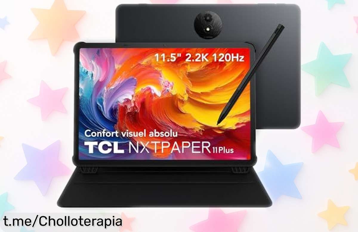 Tablet NXTPAPER 11,5 con IA y 256GB ¡Rebajadísima! Juega y disfruta sin pausa. No dejes pasar este ofertón antes de que desaparezca, tu diversión te lo agradecerá al instante.