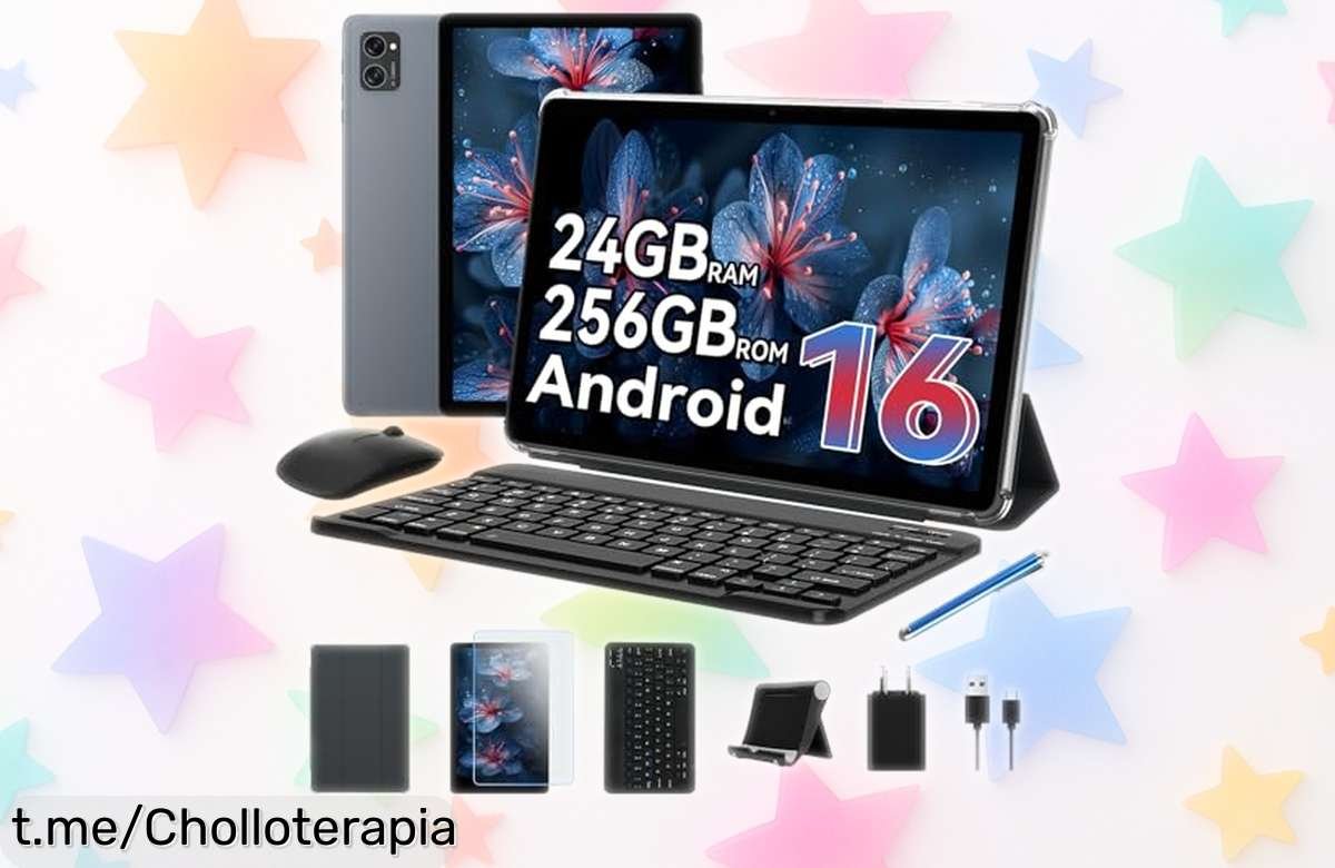 Tablet T20 Android con teclado y batería de larga duración, una oferta única que iluminará tus momentos favoritos. ¡Aprovecha este chollo antes de que desaparezca!