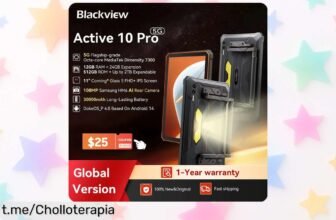 Tableta resistente Blackview con 11” FHD+, 12GB RAM y batería bestial: ¡súper chollo a precio loco, usa el cupón y disfruta cada momento!