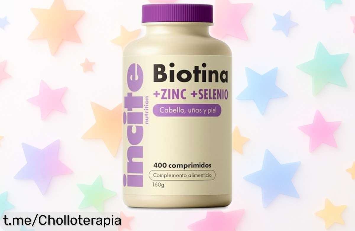 Tabletas de biotina con zinc y selenio Incite Nutrition a precio rebajado: ¡potencia tu belleza y energía ahora mismo en este súper chollo que no puedes dejar escapar!