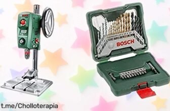 Taladro de columna Bosch, potente y fácil de usar con 30 accesorios; ¡precio rebajado increíblemente bajo! No lo pienses más, este ofertón vuela y tú mereces tenerlo hoy mismo.