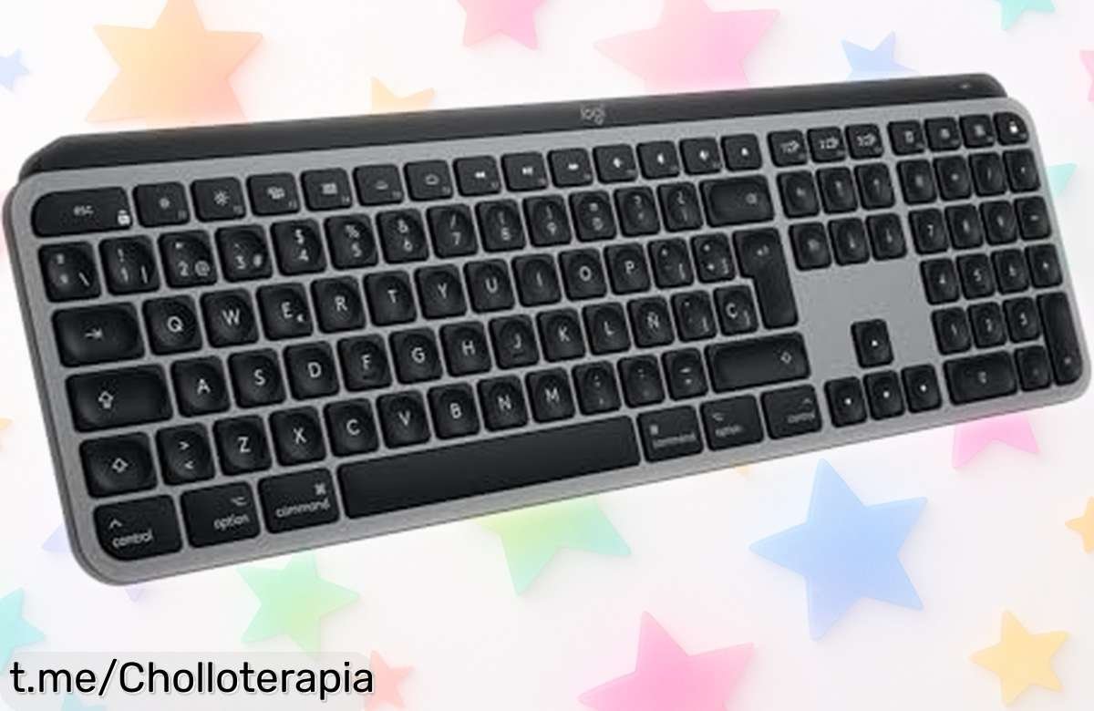 Teclado inalámbrico MX Keys S para Mac en precio rebajado, ¡no dejes pasar este ofertón y dale a tu equipo la precisión que se merece ya!