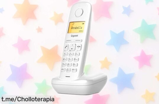 Teléfono inalámbrico Gigaset A170 con sonido nítido y pantalla clara a un precio rebajado; ¡no dejes pasar este ofertón, llama ya y disfruta sin complicaciones!