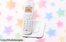 Teléfono inalámbrico Panasonic con pantalla clara y bloqueo de llamadas, ¡rebajado a un precio que vuela! Aprovecha la tranquilidad al instante, no te quedes sin el tuyo.